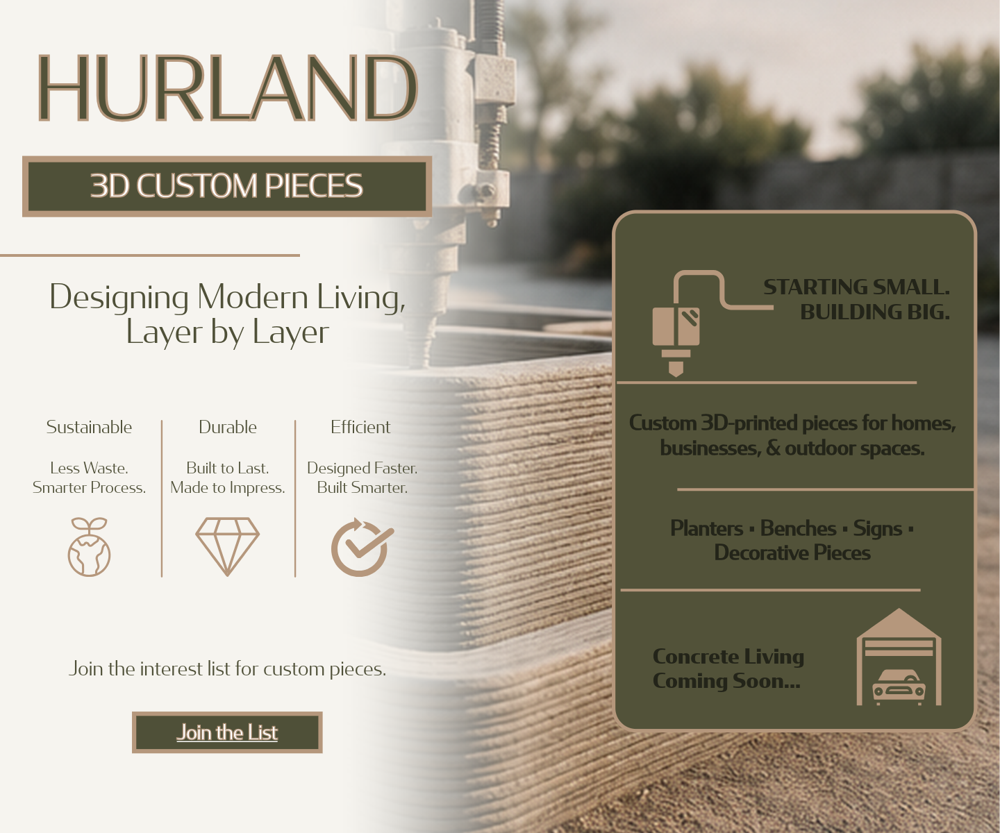 Hurland 3D click to join the list.